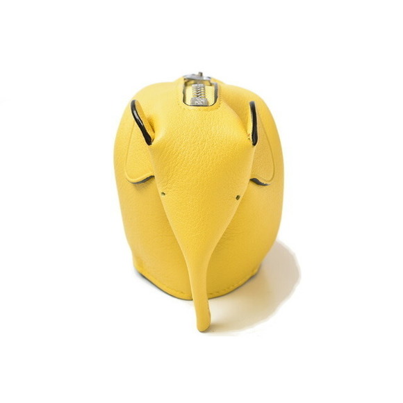 Loewe Coin Case Elephant Charm Yellow - Picture 8 of 8
